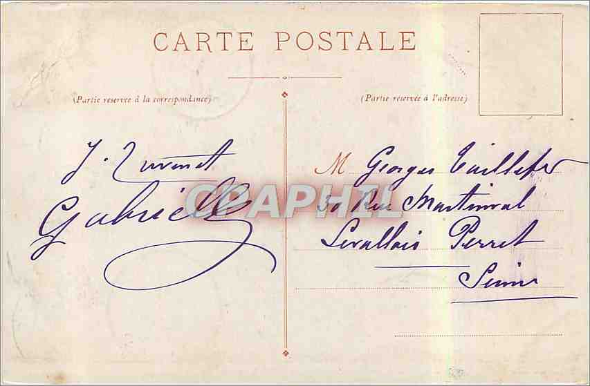 CPA Lourdes le funiculaire du Grand Jer Viaduc  — Verso