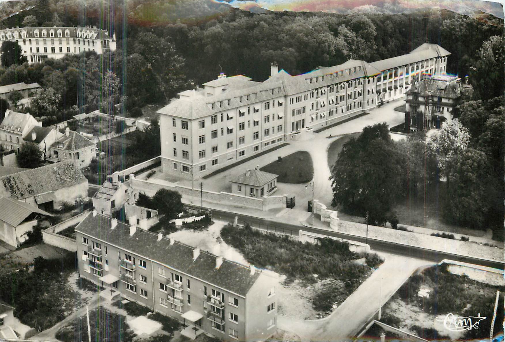 CPM Champrosay S et O le sanatorium des Cheminots 