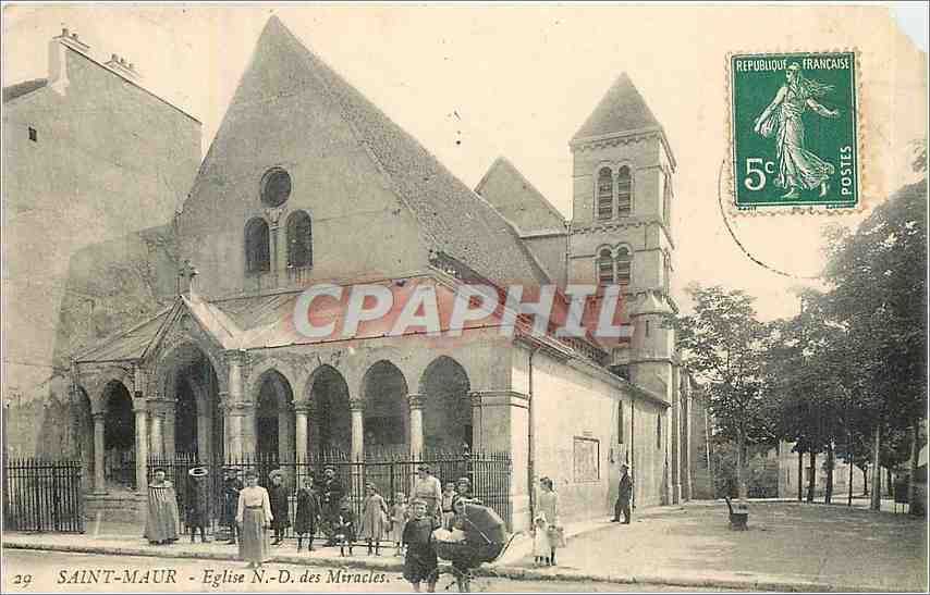 CPA Saint Maur Eglise N D des Miracles 