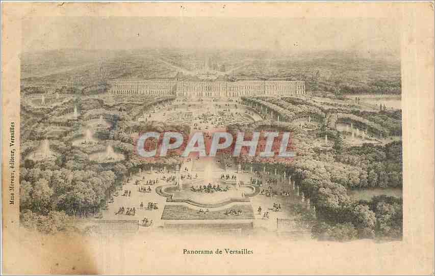 CPA Panorama de Versailles 