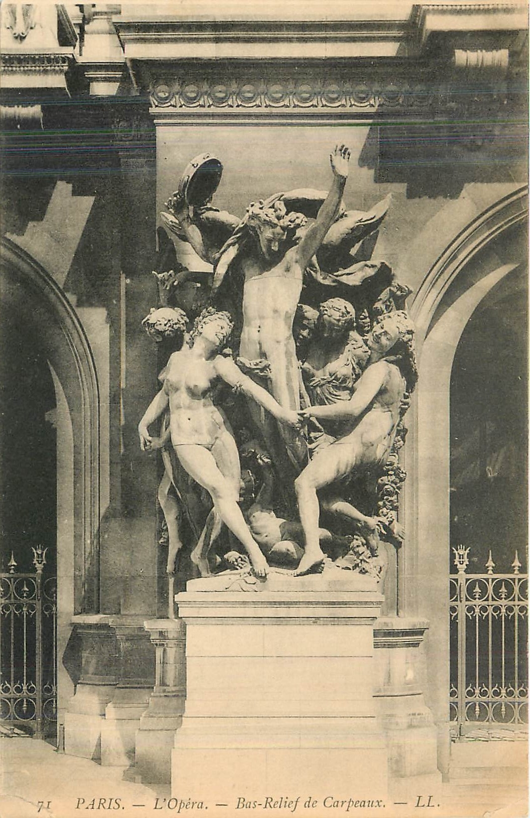 CPA Paris l'Opera Bas Relief de Carpeaux 