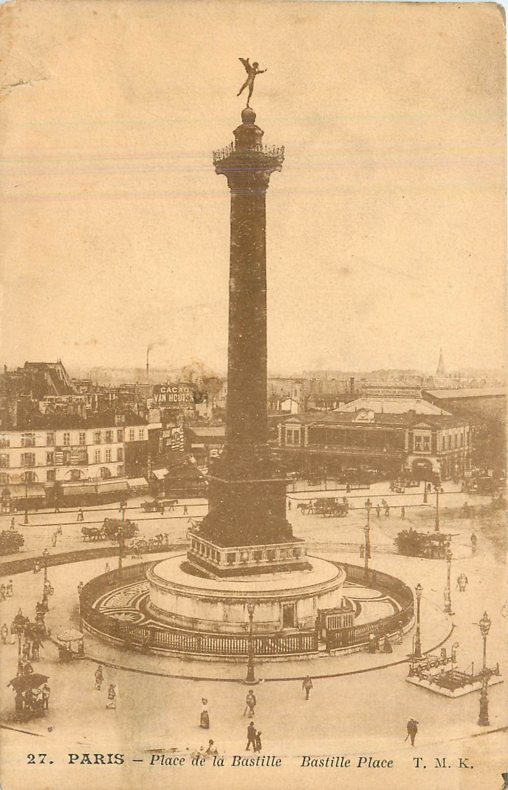 CPA Paris place de la bastille 
