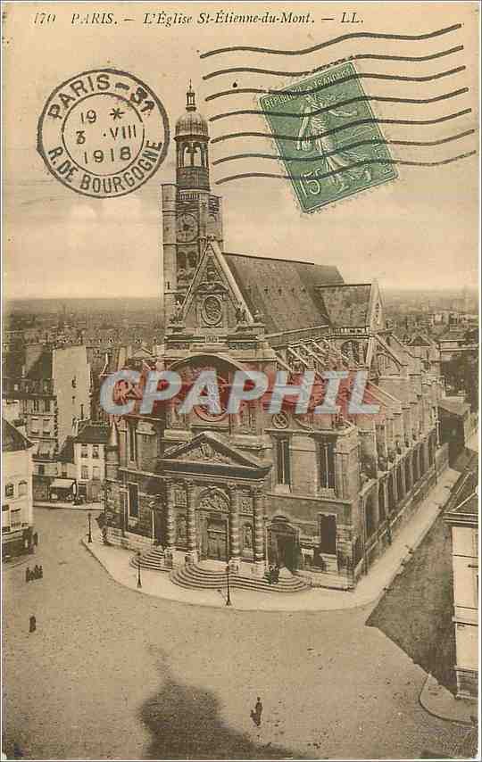 CPA Paris l'Eglise St Etienne du Mont 