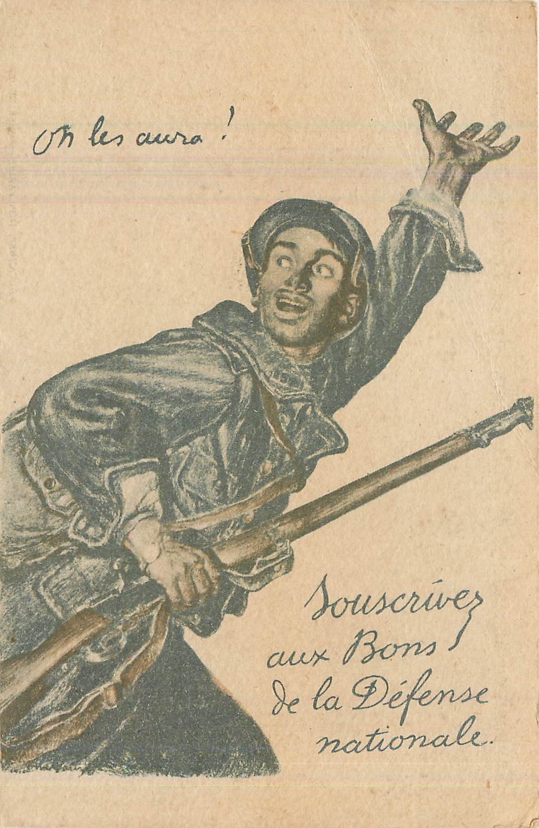 Soldat enthousiaste — Slogan patriotique — Devambes, Imp. Paris, N° 90