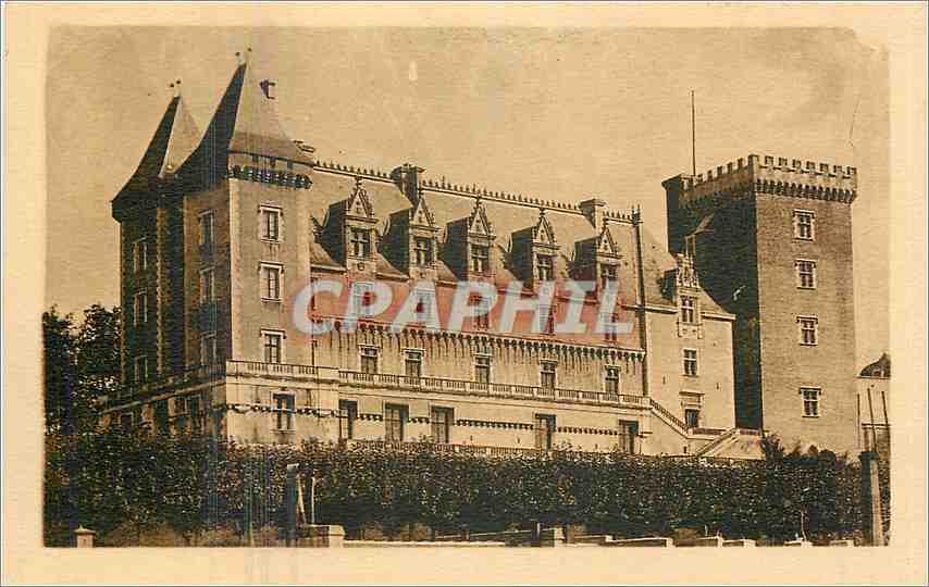CPA Pau le chateau Henri IV 