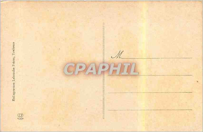 CPA Pau cathedrale Saint Jacques et palais de justice  — Verso