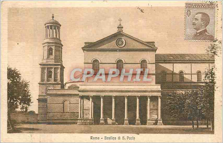 CPA Roma Basilica di S Paolo 