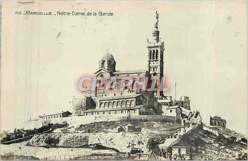 CPA Marseille Notre Dame de la Garde 