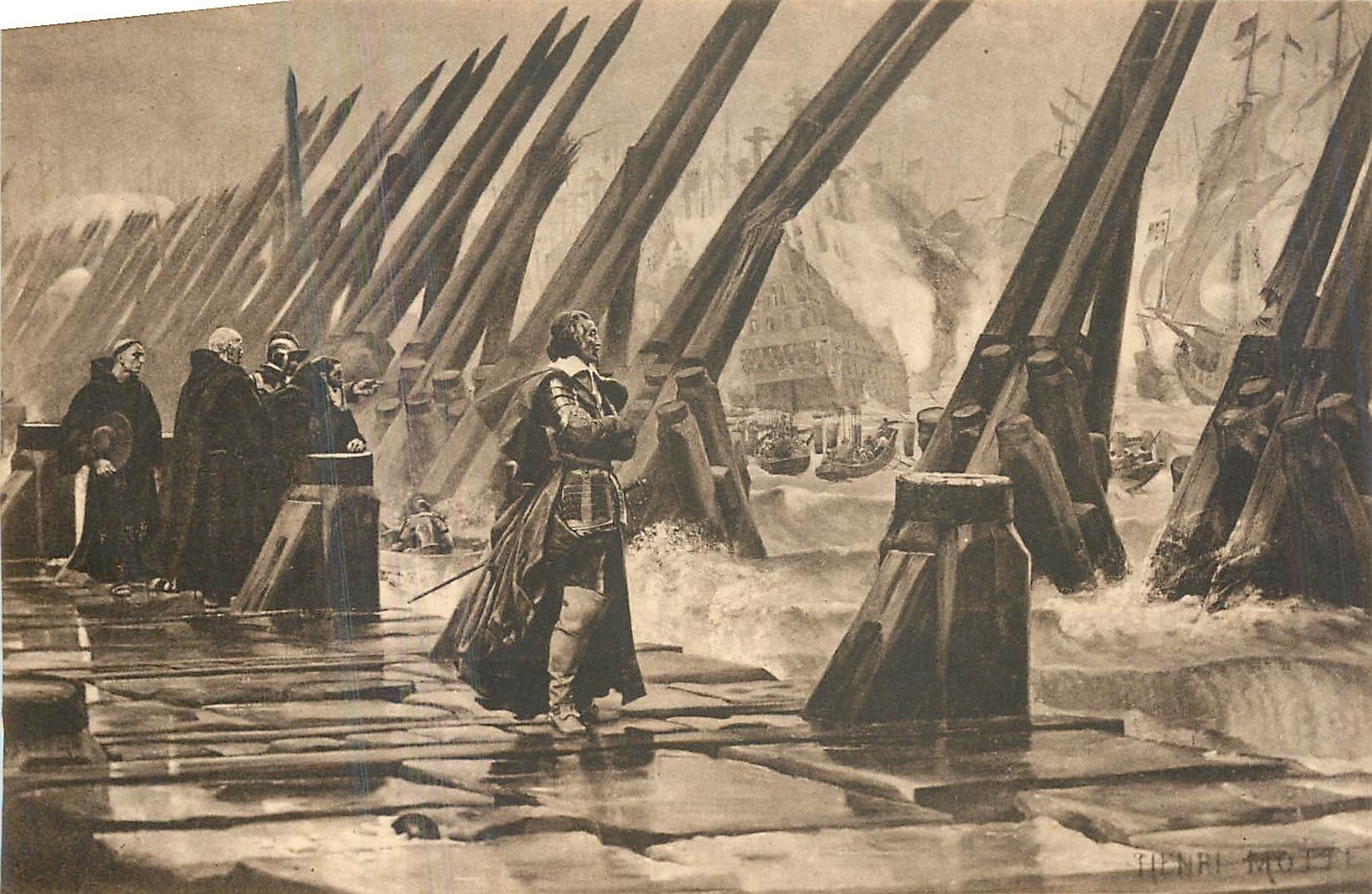 Richelieu sur la Jetée de La Rochelle — Henri Mottet — Cité des Arts Mécaniques, Strasbourg