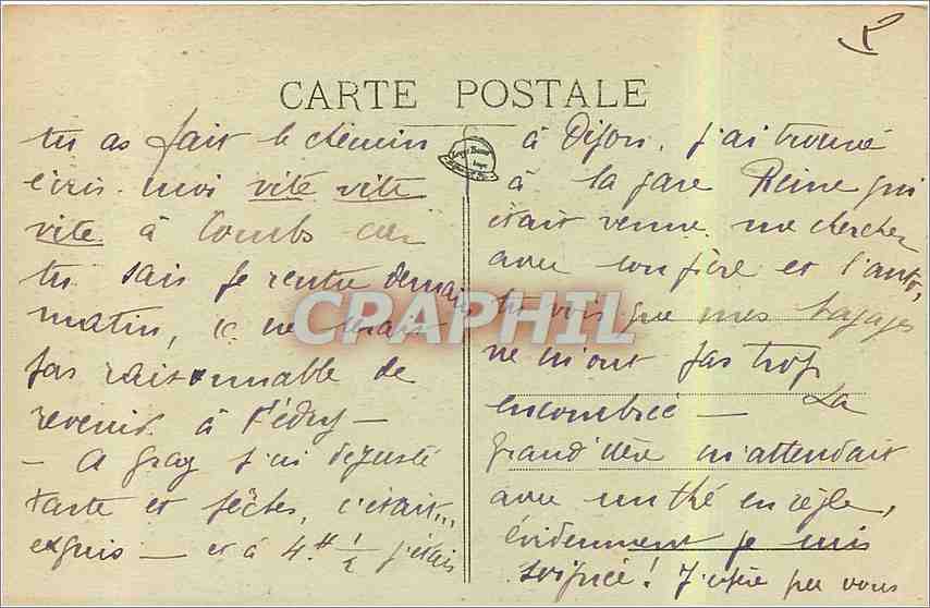 CPA Fontaine les Dijon Portrait de Saint Bernard conserve dans son chateau natal  — Verso