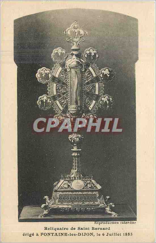 CPA Reliquaire de Saint Bernard erige a Fontaine les Dijon 