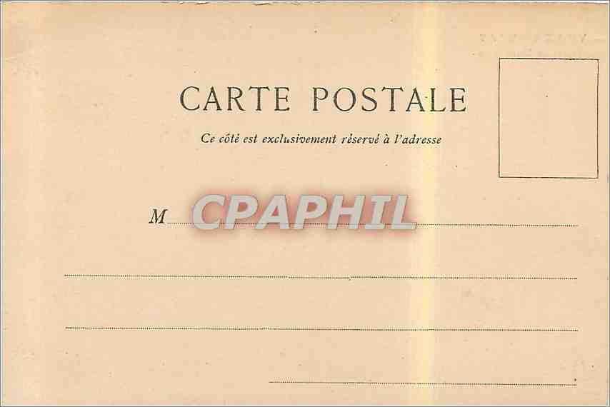 CPA Ville d'Avray Monument de Gambetta  — Rückseite