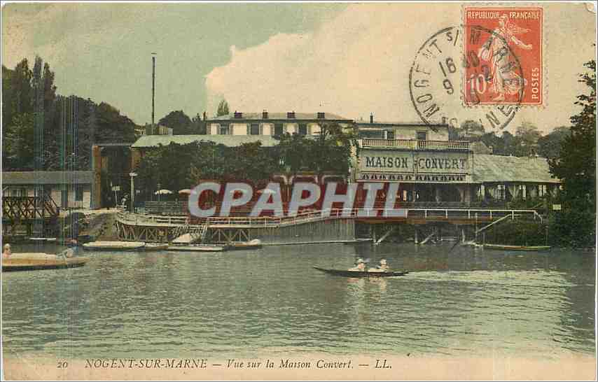 CPA Nogent sur Marne Vue sur la Maison Couvert 