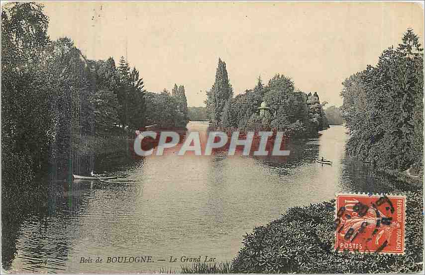 CPA Bois de Boulogne Le Grand Lac 