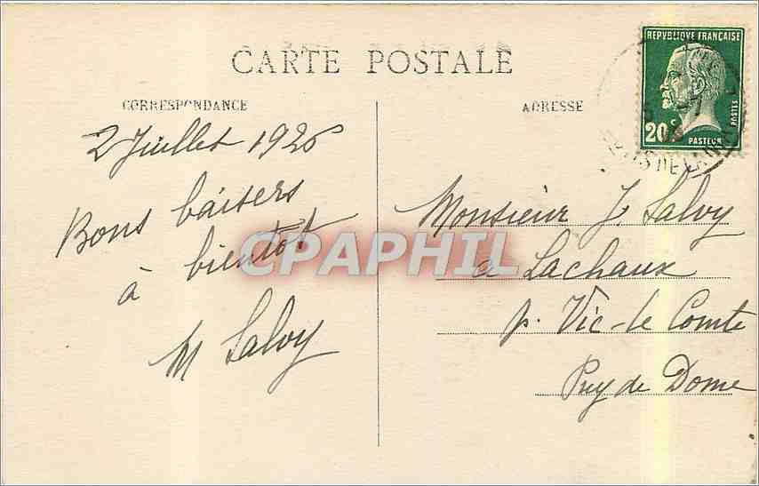 Bordeaux - Cours du XXX-Juillet et Monument des Girondins — éditeur inconnu, n° 60 — Verso