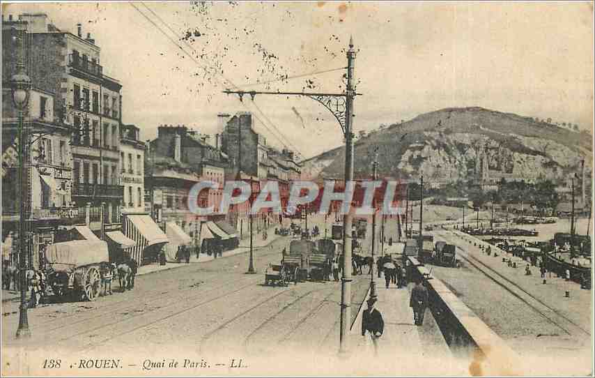 CPA Rouen Quai de Paris 