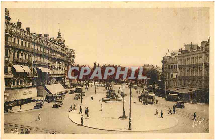 CPA Montpellier Herault Place de la Comedie 
