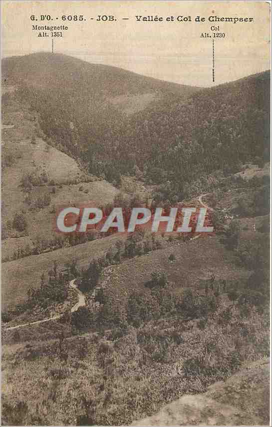 CPA Job Vallee et Col de Chempser 