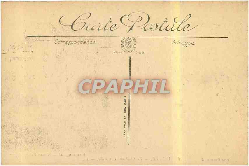 CPA Dieppe Le Chateau et la Ville  — Verso