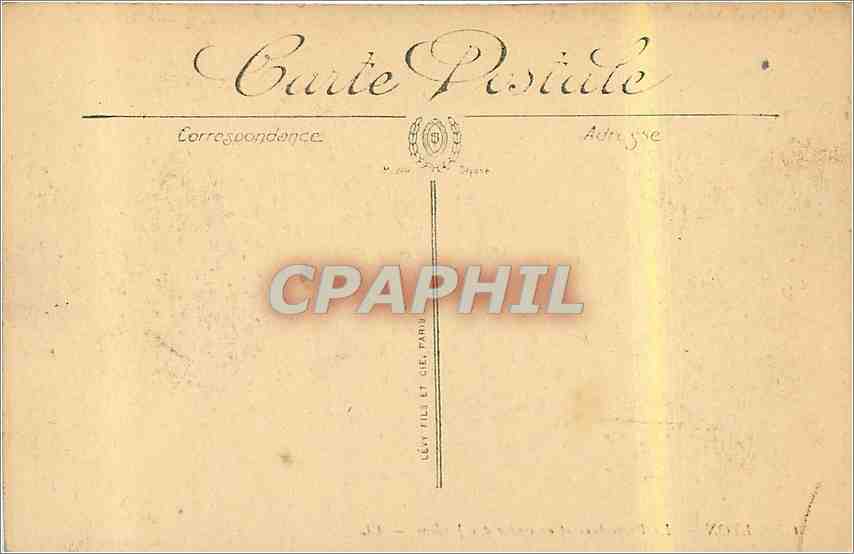 CPA Lyon La Prefecture et ensemble des Jardins  — Rückseite