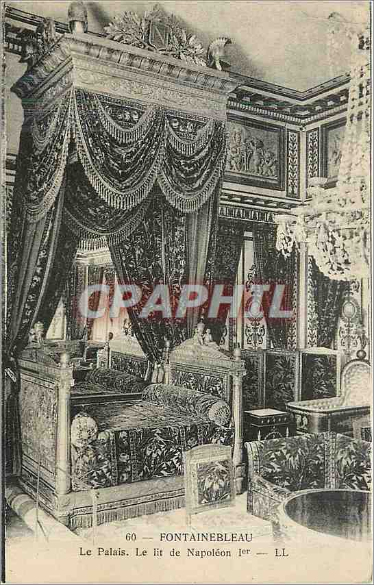 Le lit de Napoléon Ier — Le Palais. Fontainebleau — LL