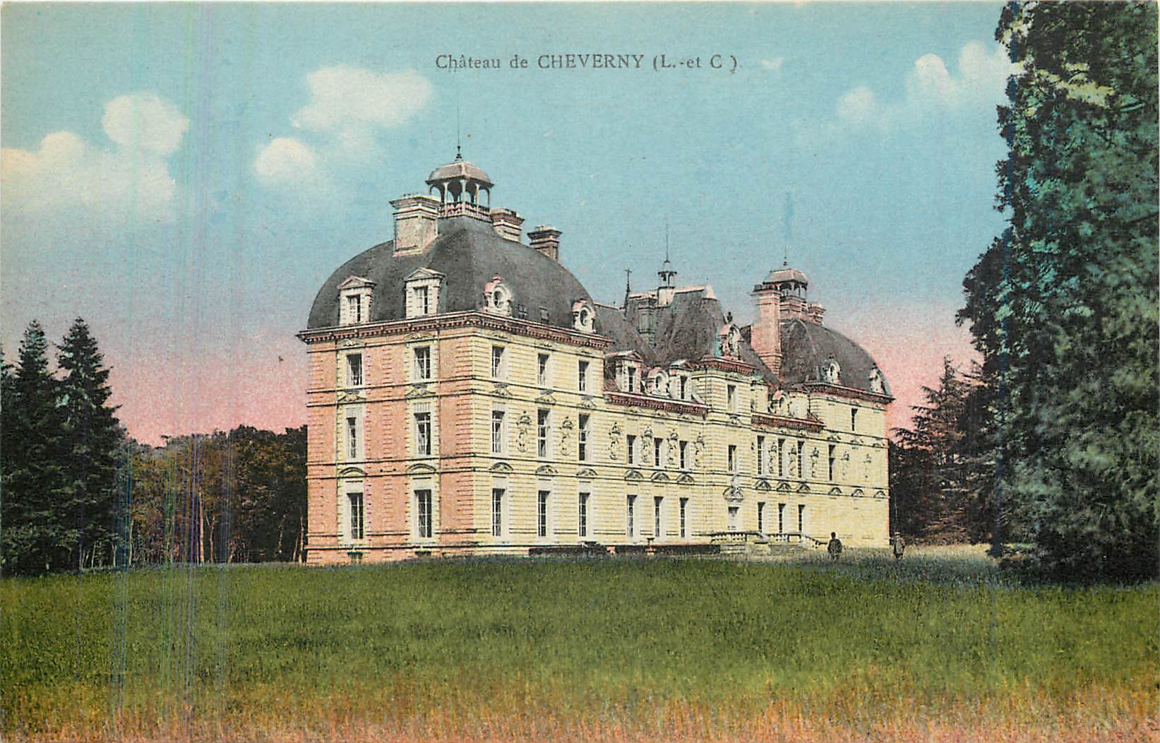 Château de Cheverny (Loir-et-Cher) — panoramic view — L. Lenormand, Oullins