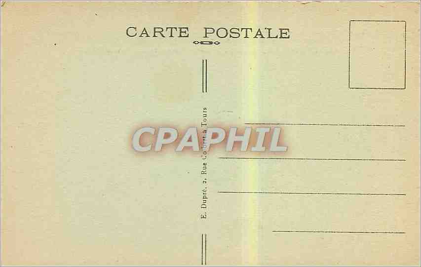 CPA Tours I et L Vue generale le Pont Bonaparte le Pont de Pierre et la Cathedrale St Gatien  — Rückseite