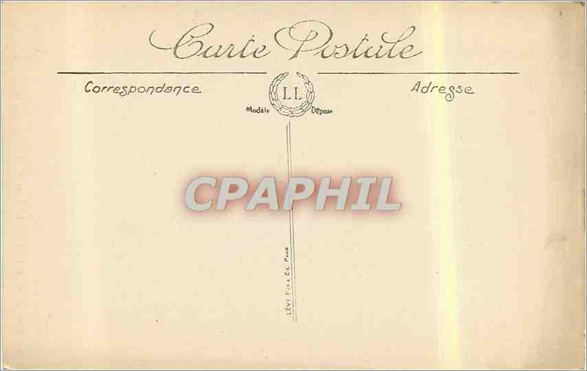 CPA Bordeaux La Tour de la Grosse Cloche  — Verso