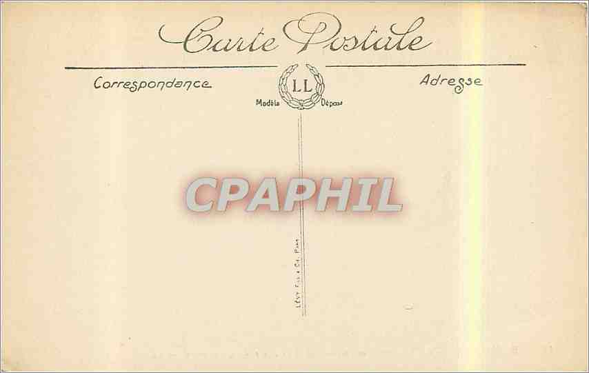 CPA Bordeaux Le Monument des Girondins et la Place des Quinconces  — Verso