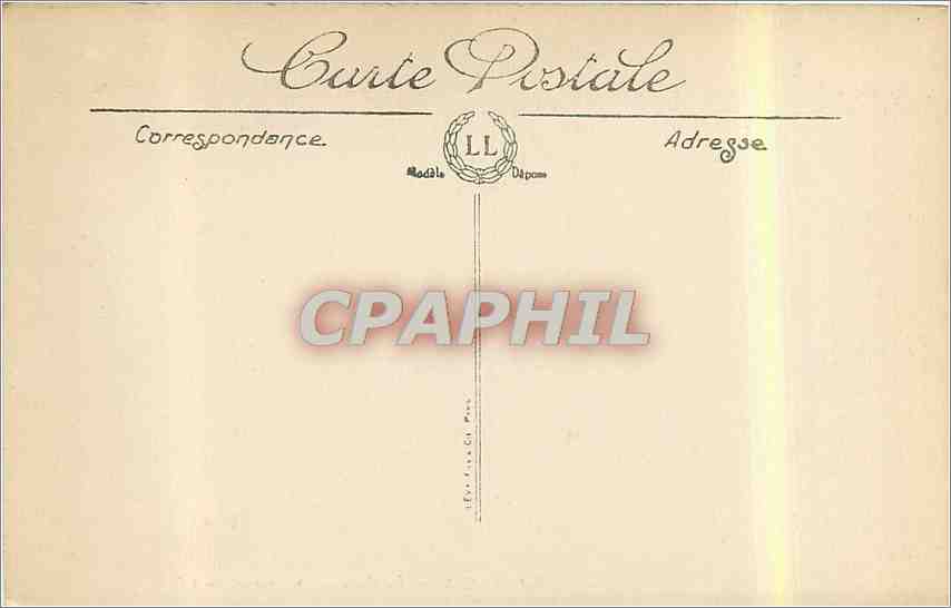 CPA Bordeaux La Porte des Salinieres  — Verso