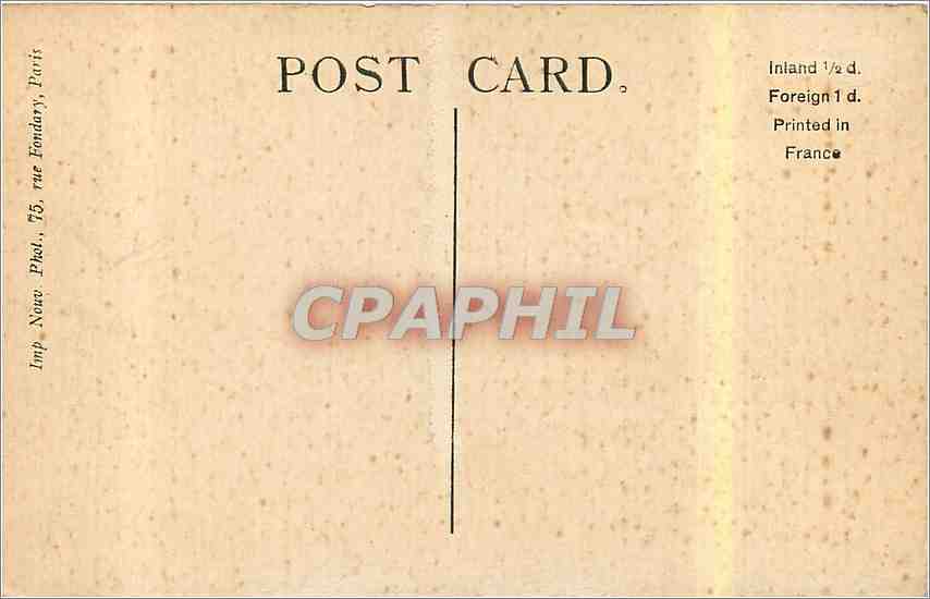 CPA Le Havre The Casino The Heve and the Bulwark Albert the 1st  — Rückseite