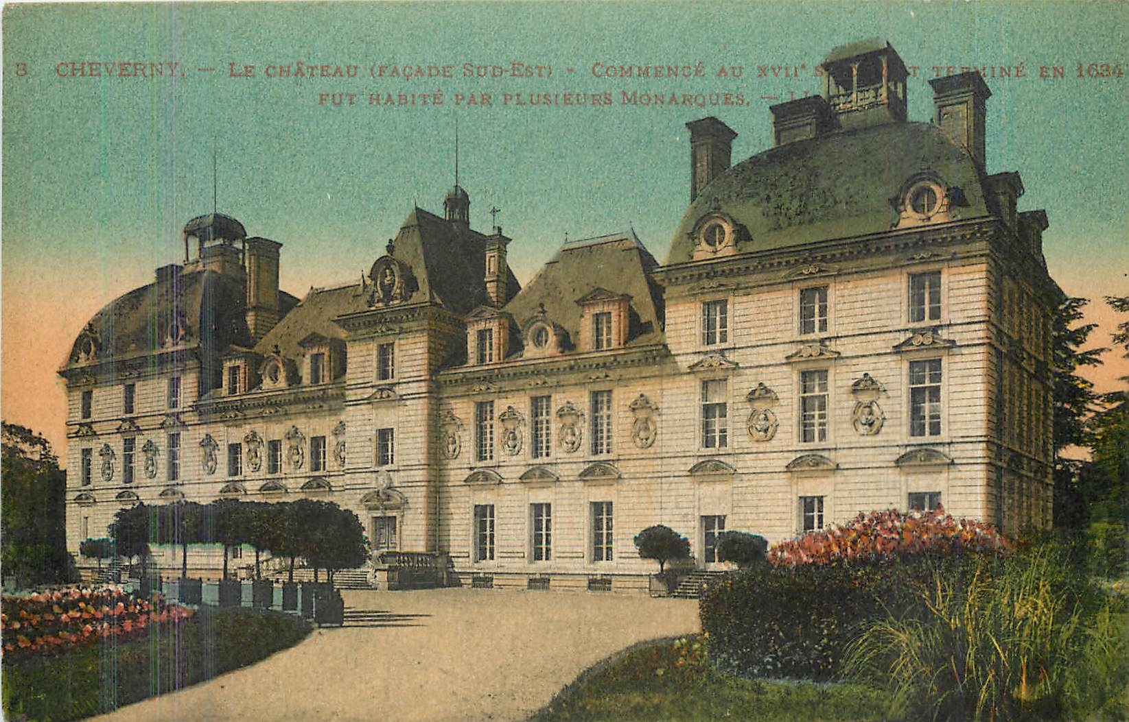 CPA Cheverny Le Chateau Facade Sud Est 