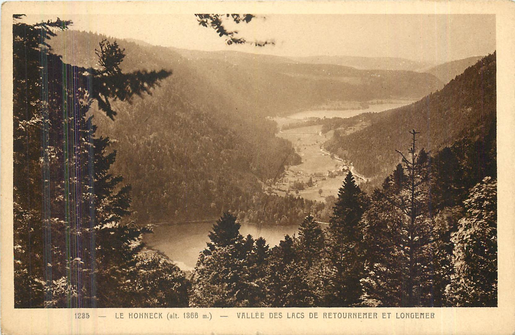 Le Hohneck (alt. 1868 m.) — Vallée des lacs de Retournemer et Longemer — n° 1235