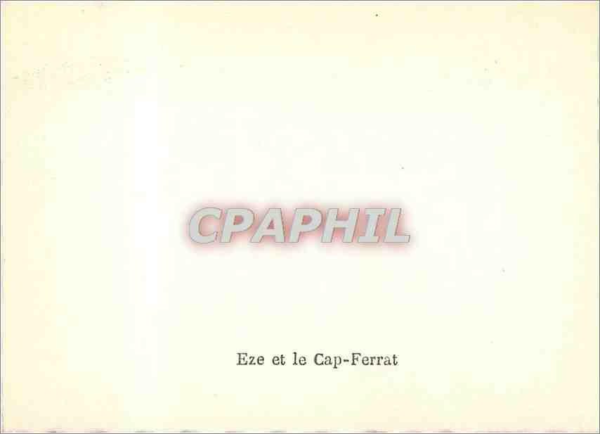 CPM Eze et le Cap Ferrat  — Rückseite
