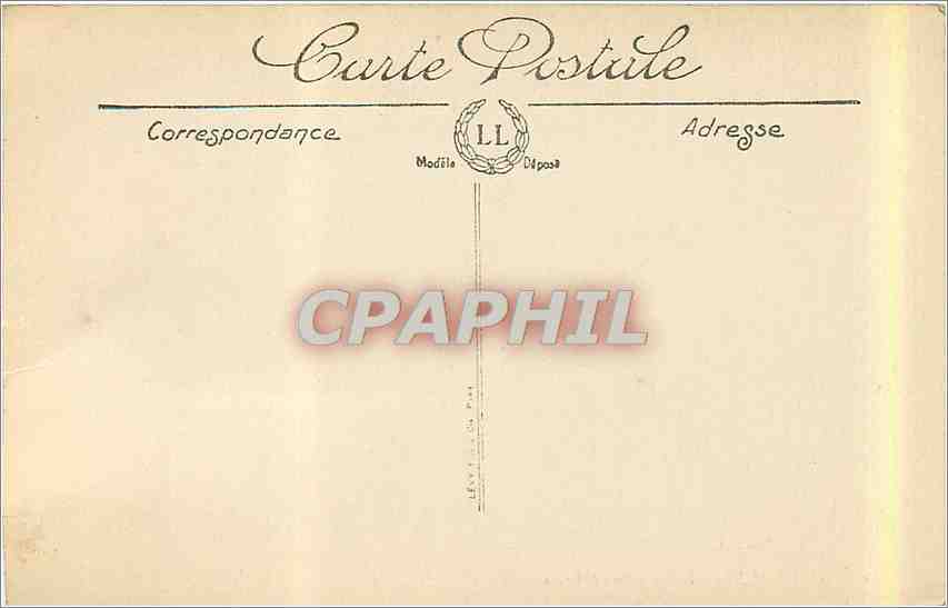 CPA Bordeaux L'Eglise Sainte Croix  — Verso