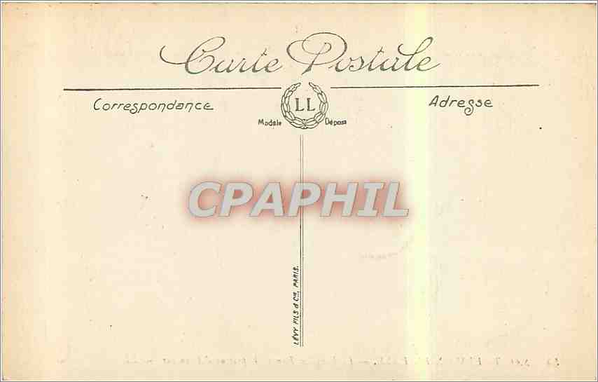 CPA Saint Germain en Laye Le Pavillon Henry IV pris de l'Ascenseur  — Verso