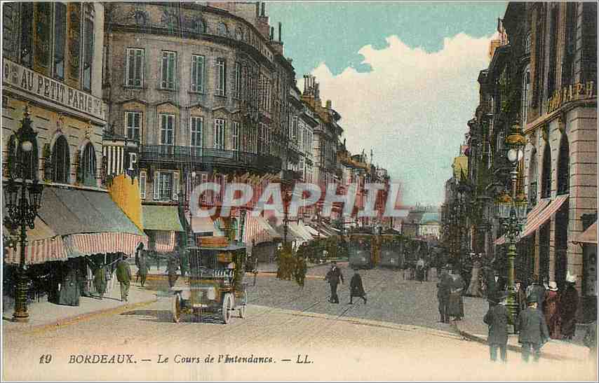 CPA Bordeaux Le Cours de l'Intendance Automobile