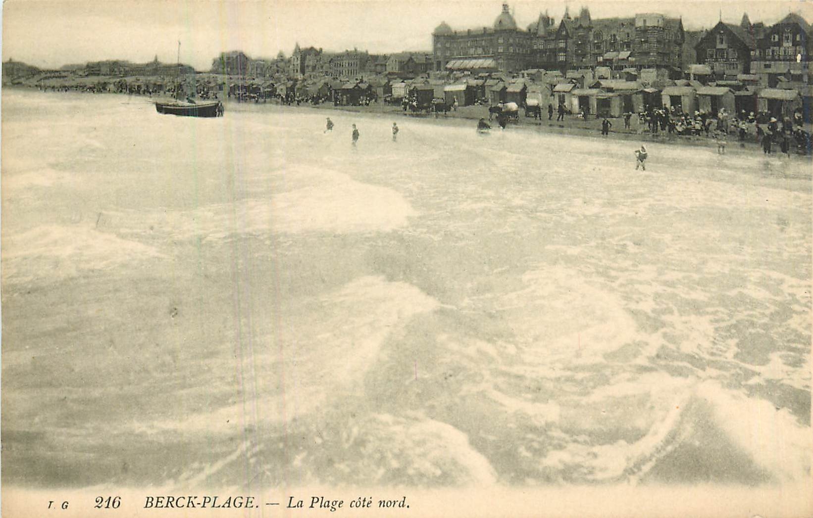 CPA Berck Plage La Plage cote nord 
