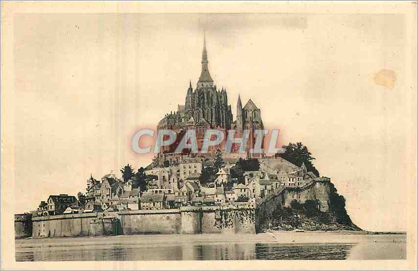 Mont Saint-Michel — Allgemeiner Blick — Abtei Mont-Saint-Michel, Verlag Paris