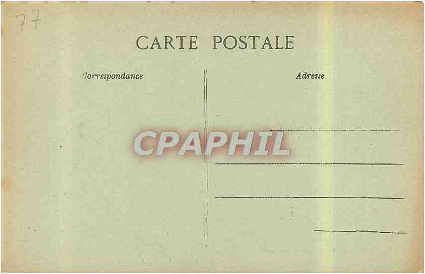 CPA Provins S et M Eglise Saint Ayoul Le Grand Portail  — Rückseite
