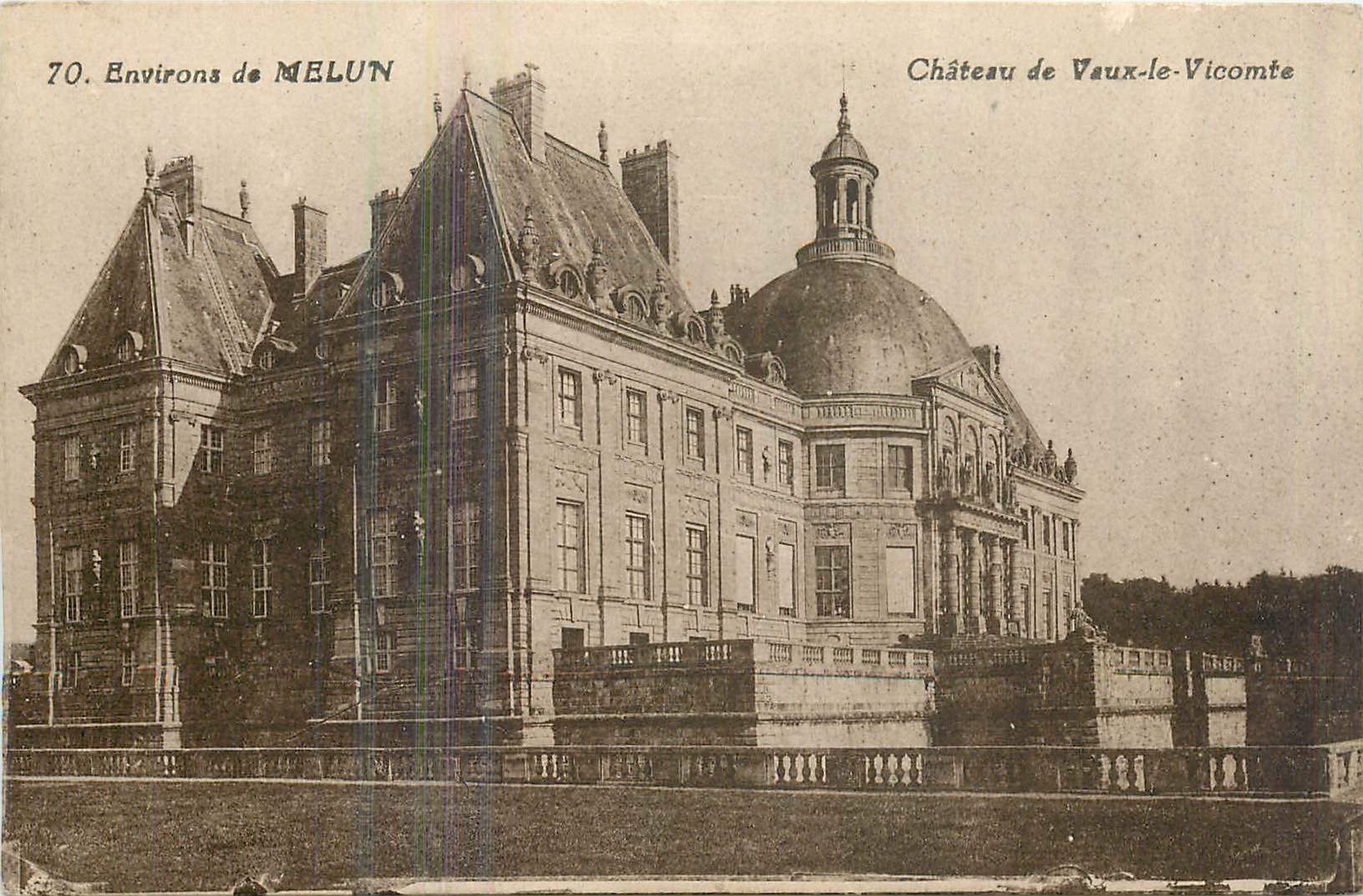 CPA Environs de Melun Chateau de Vaux le Vicomte 