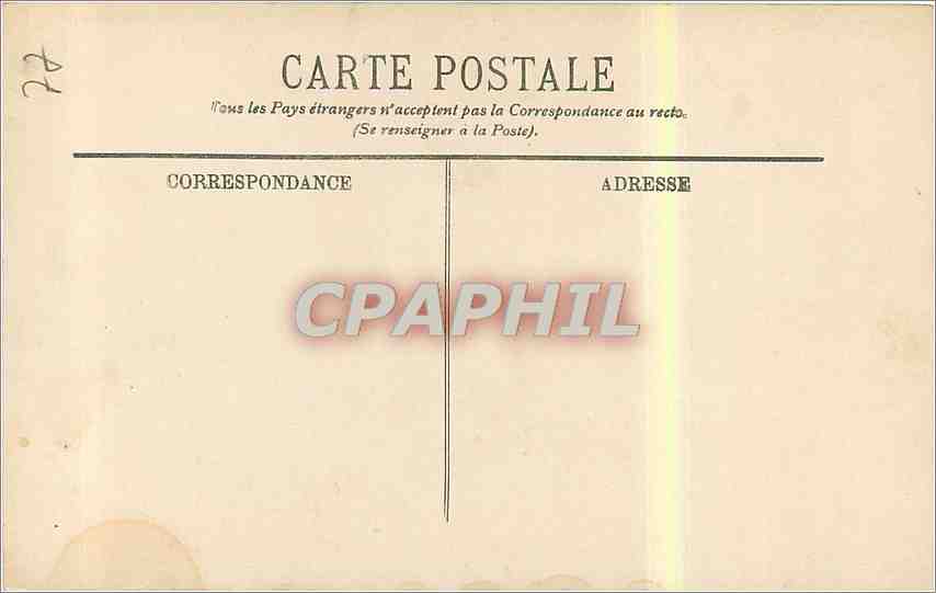 CPA Montereau Le Calvaire de Surville  — Rückseite