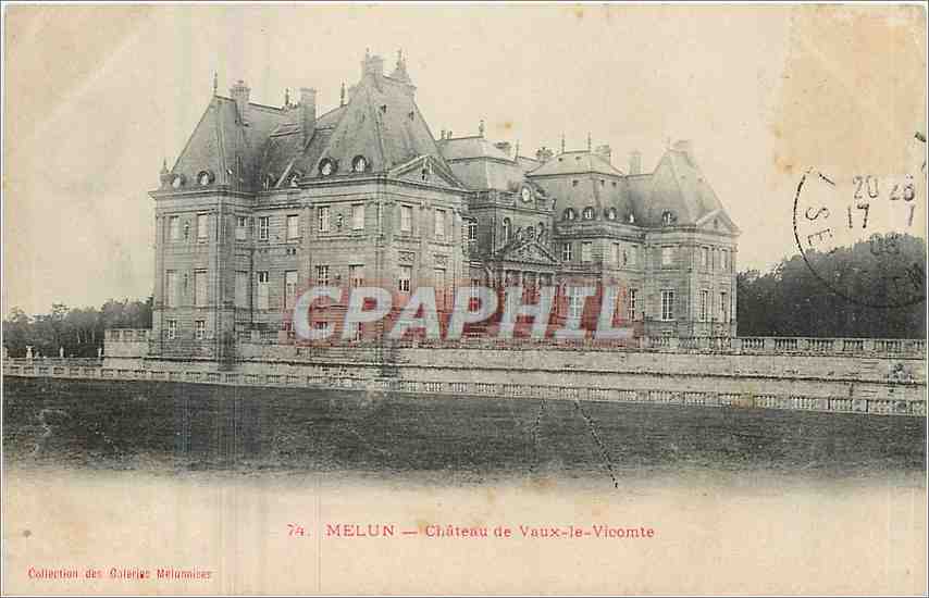 CPA Melun Chateau de Vaux le Vicomte 