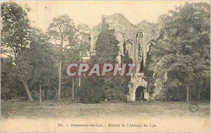 CPA Dammarie les Lys Ruines de l'Abbaye du Lys 
