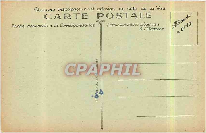 CPA Ploumanach Oratoire de Saint Guirec Les jeunes filles desireuses de se marier viennient  — Rückseite