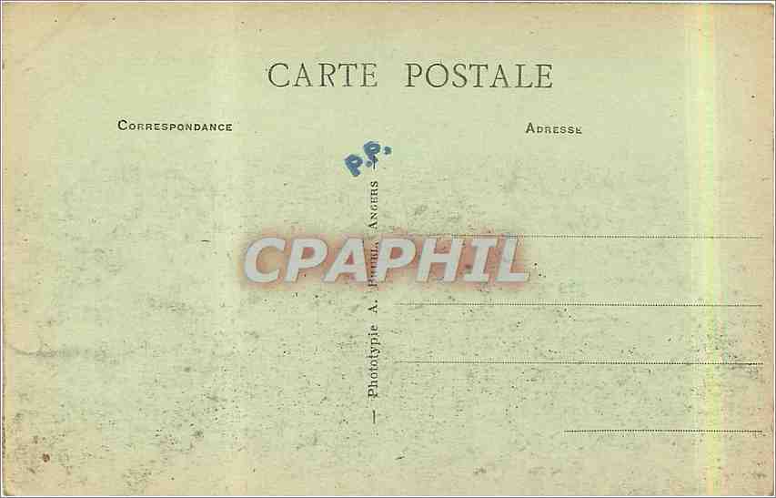 Perros-Guirec (C.-du-N.) — La pointe du Château à vol d'oiseau — A. B. — Reverso