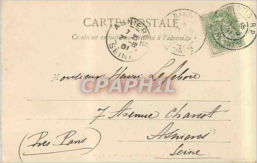 CPA Nantes La Bourec et les Quais de la Loire  — Verso