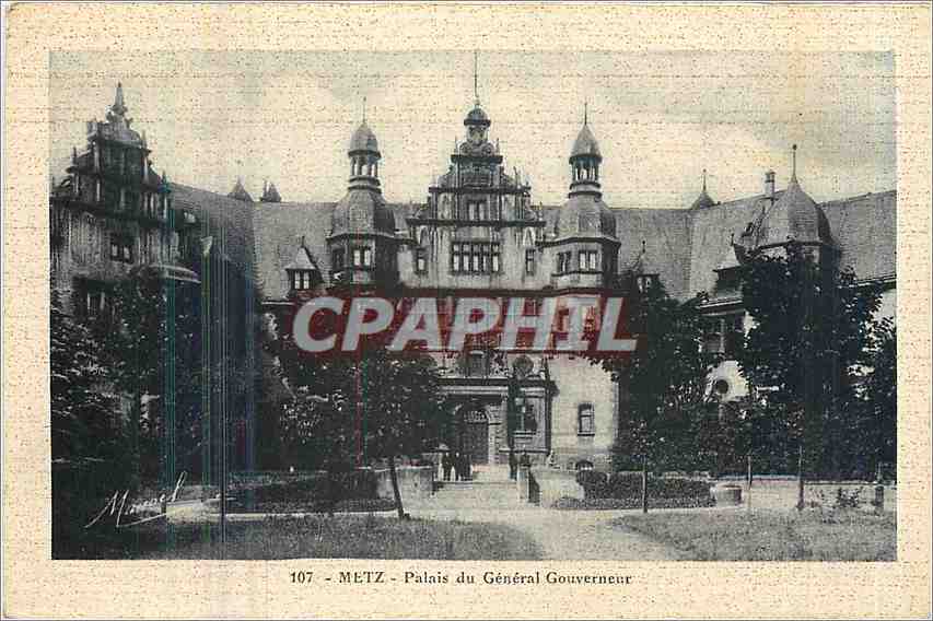 CPA Metz Palais du General Gouverneur 