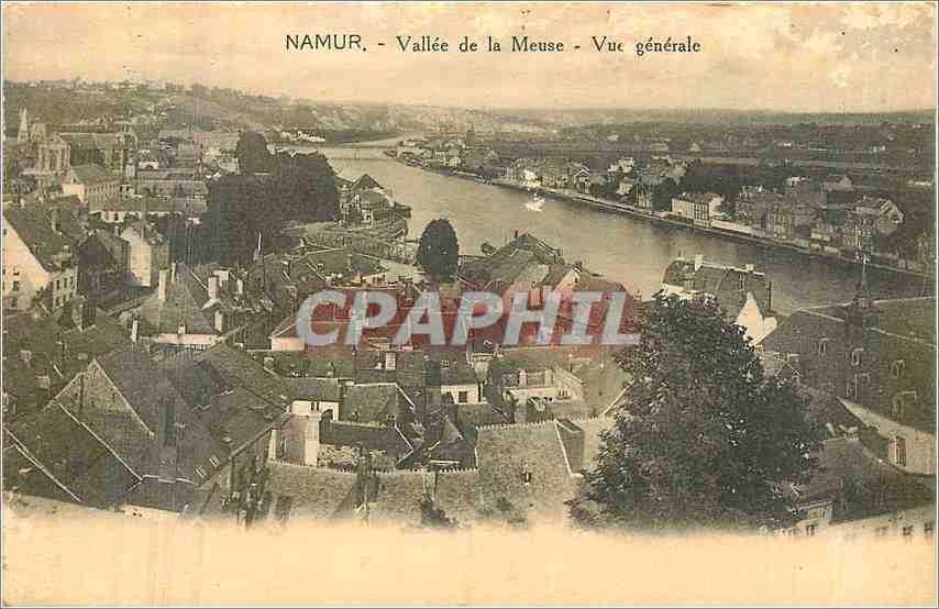 CPA Namur Vallee de la Meuse Vue generale 