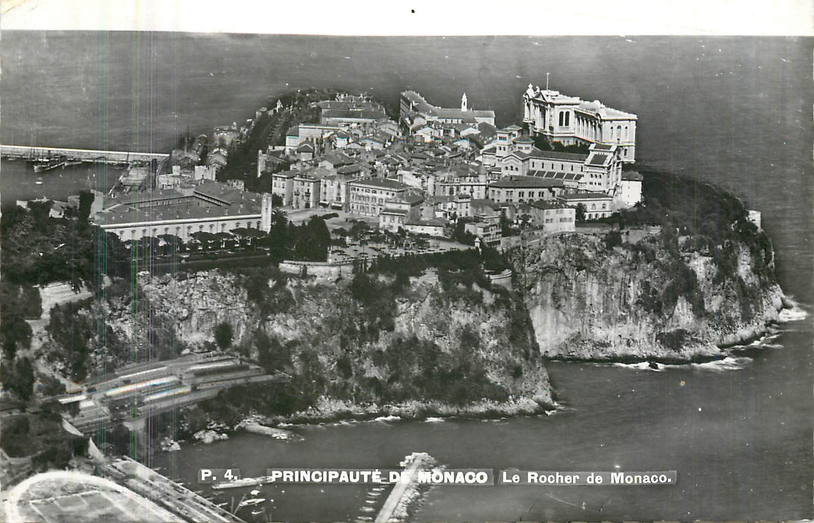 CPA Principaute de Monaco Le Rocher de Monaco 